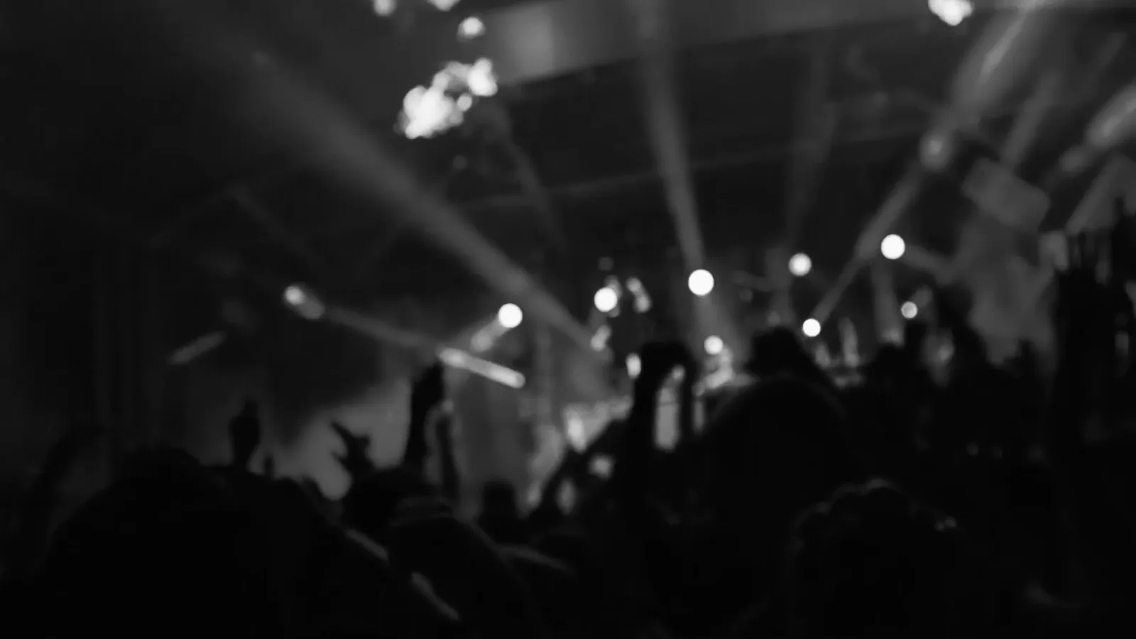 BassWar & CaoX live — stage lights over the crowd